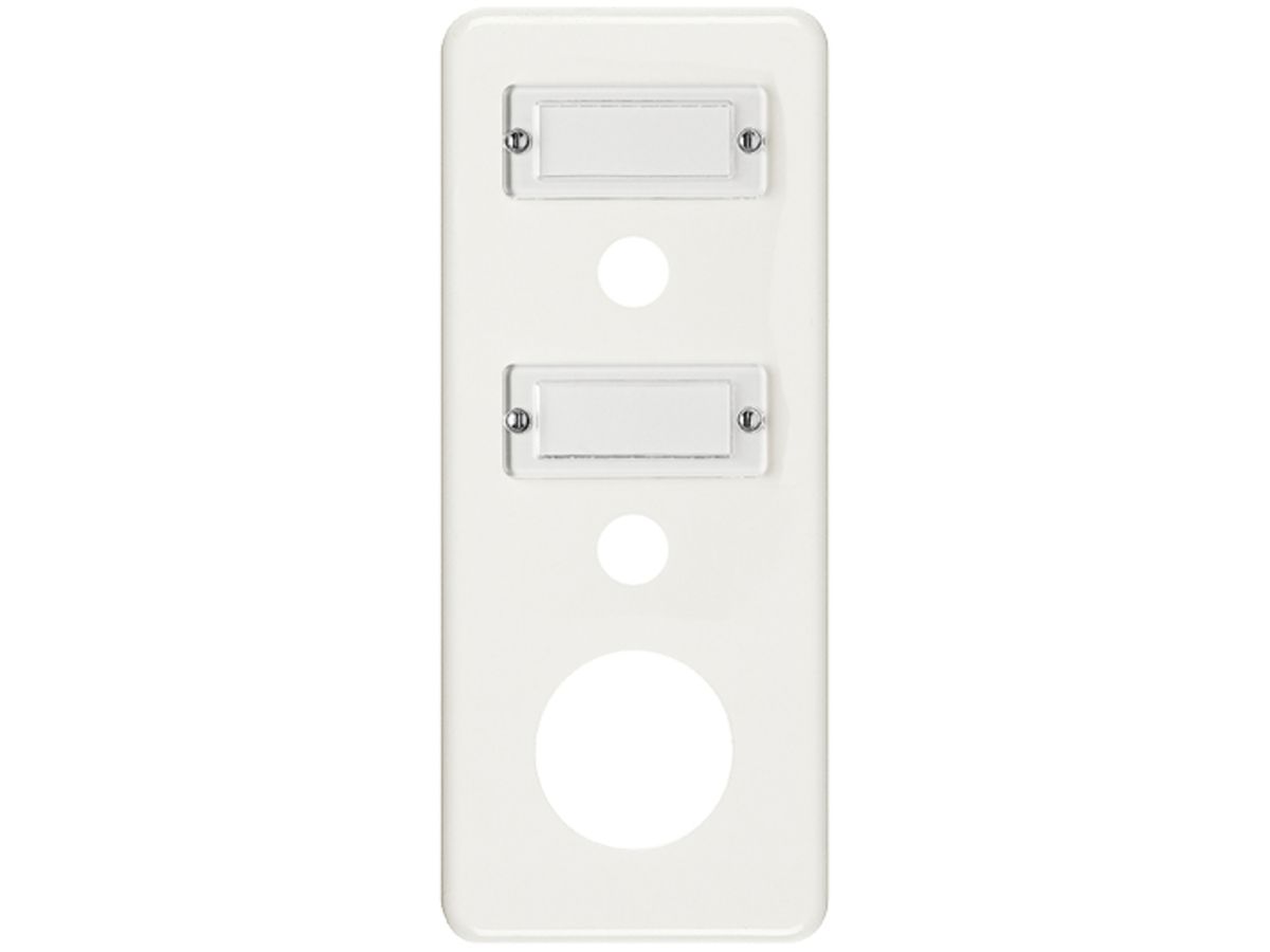 Abdeckplatte FH 3×1 2×15+43mm weiss