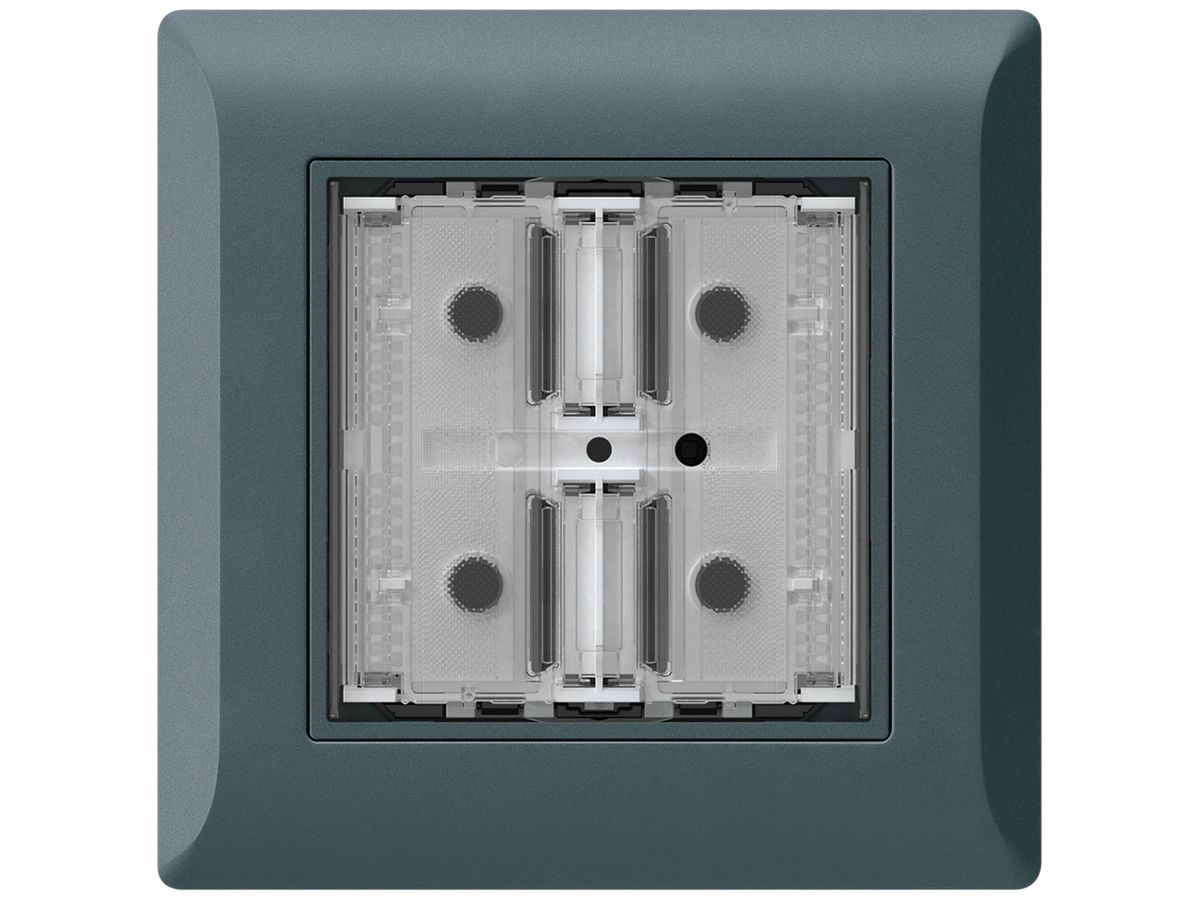 UP-Taster KNX KLI f.2×Tasten 4×Betätigungspunkte LED anthrazit
