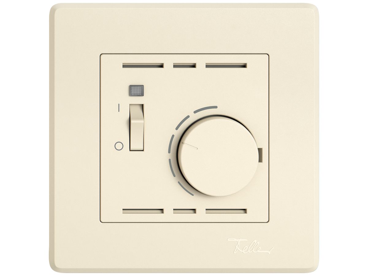 UP-Raumthermostat EDIZIO.liv SNAPFIX® m.Schalter 230VAC 50Hz cr