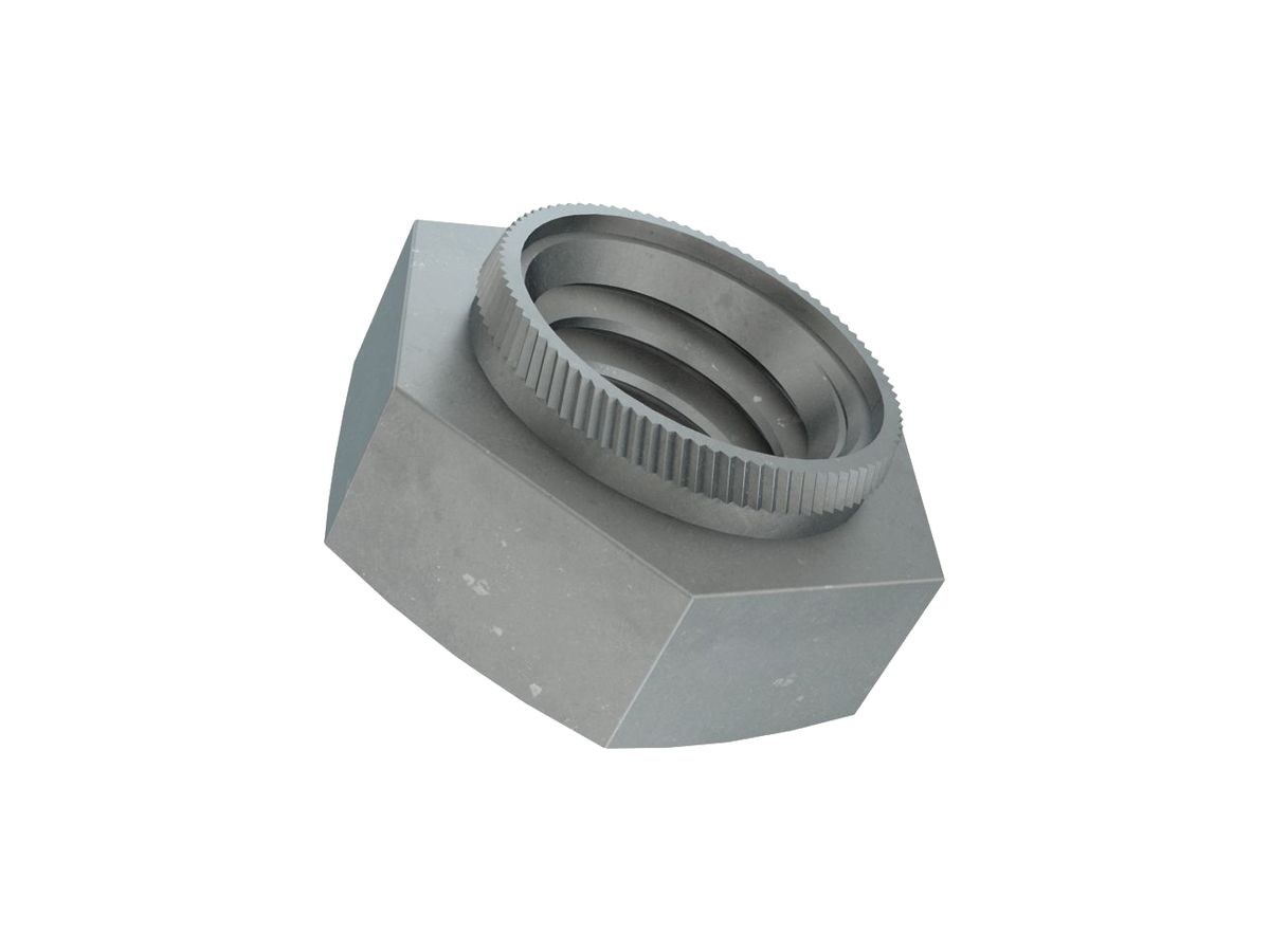 Mutter FERRONORM M12 1.75×10mm Stahl C15 unbehandelt Zink