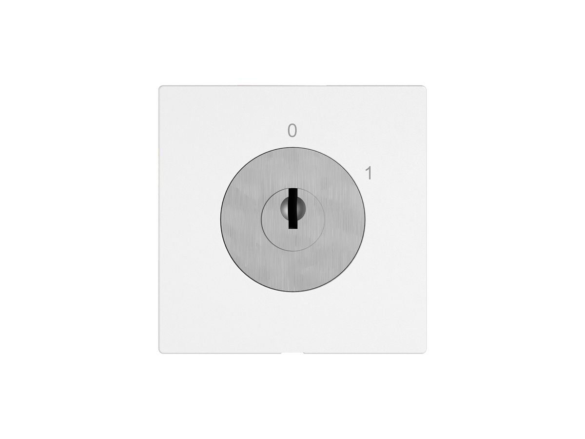Schlüsselschalter EDIZIO.liv m.KABA 1262KA/5000 Ausschalter 4P 0-1 T=77mm ws