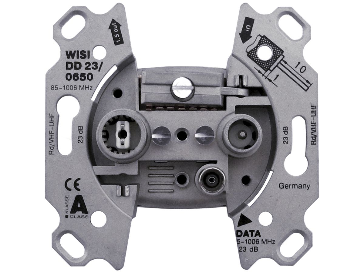 Datendose R/TV DD23 23dB 5…65MHz, ohne Kralle