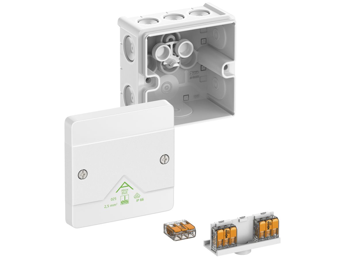 AP-Abzweigdose Spelsberg Abox SLK-2.5² 87×87×52mm IP66/IP67/IP69 ws