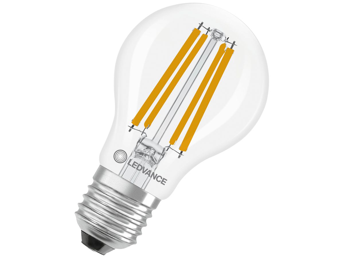 LED-Lampe LEDVANCE CLASSIC A E27 11W 1521lm 840 Typ A klar Ø60×105mm