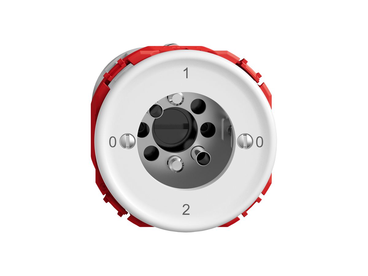 Drehschalter STANDARDdue SNAPFIX® Umschalter 2/3L ohne Zylinder ws