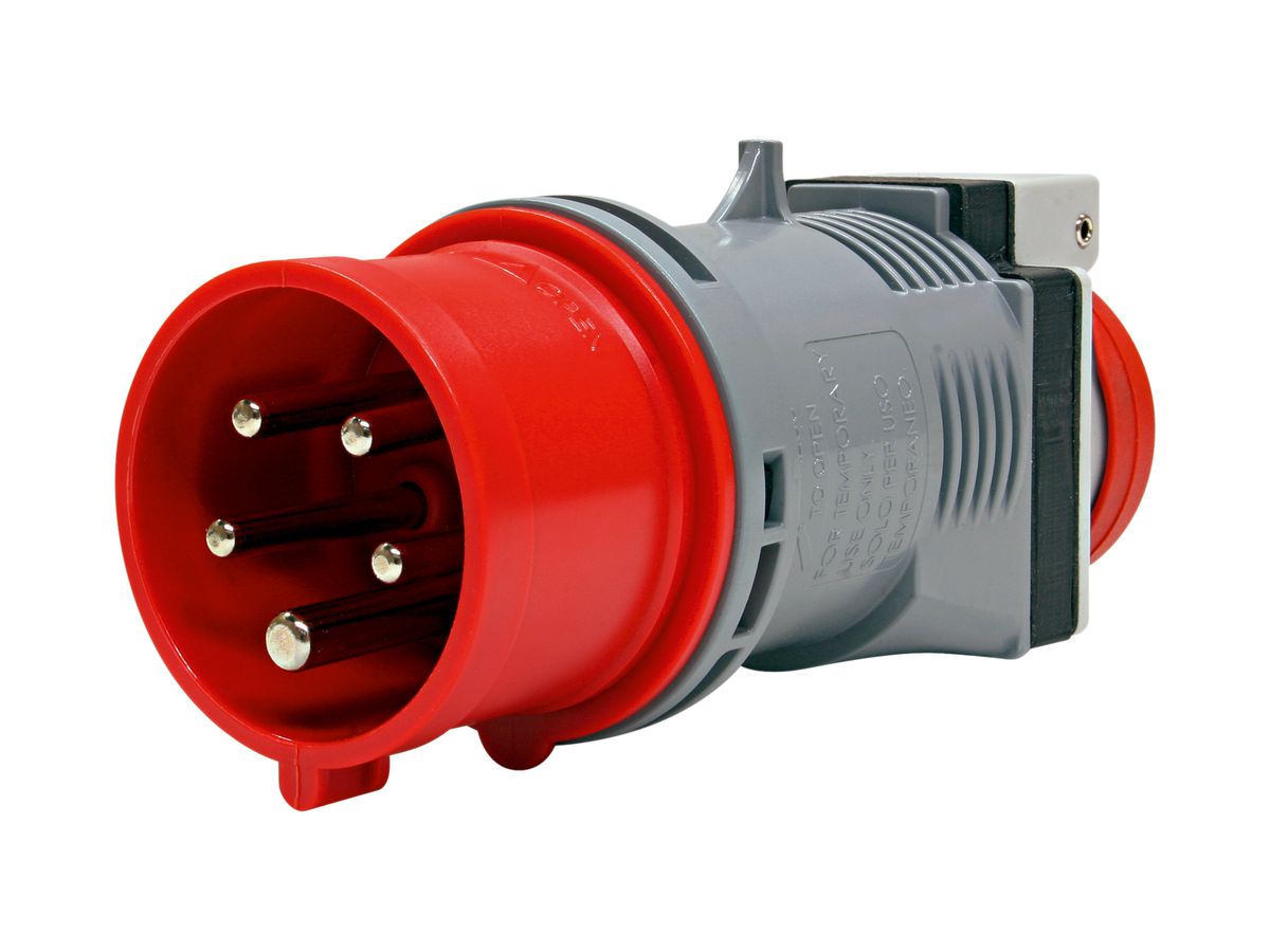 Adapter Steffen STEKO MOUNT CEE16/5-T25 400VAC rot