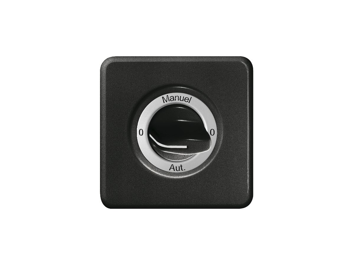 UP-Frontset 0-Auto-0-Main schwarz für Drehschalter FH