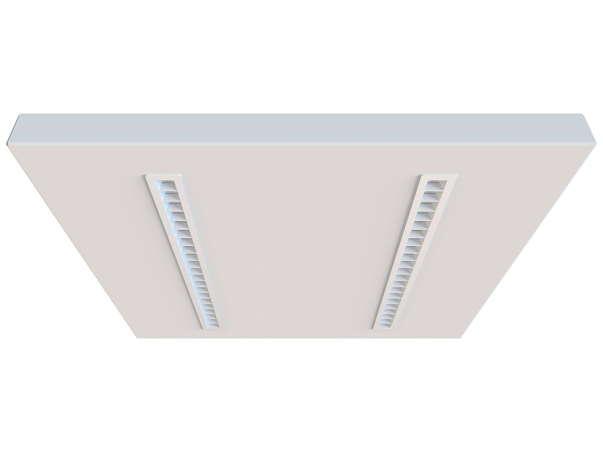 LED-Panelleuchte Sylvania OPTICLIP 26W 3300lm 840 IP40 595×595mm weiss