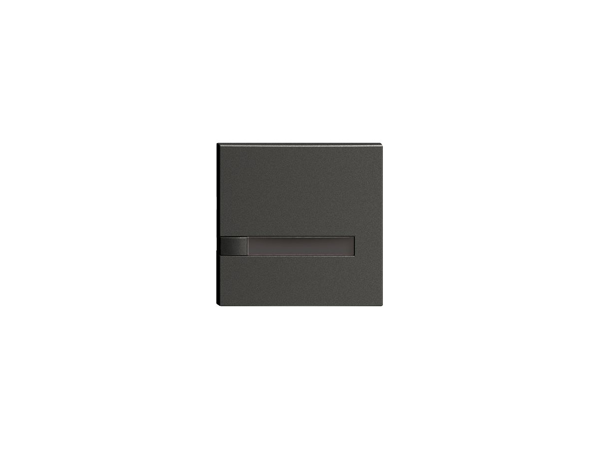Taste 1/1 KNX/UNI-Taster mit Papiereinlage EDIZIOdue Bedienung 1×schwarz