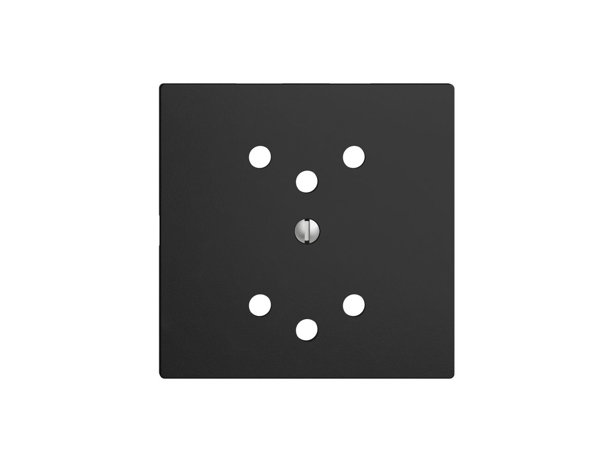 Frontplatte EDIZIOdue 2×T12 schwarz