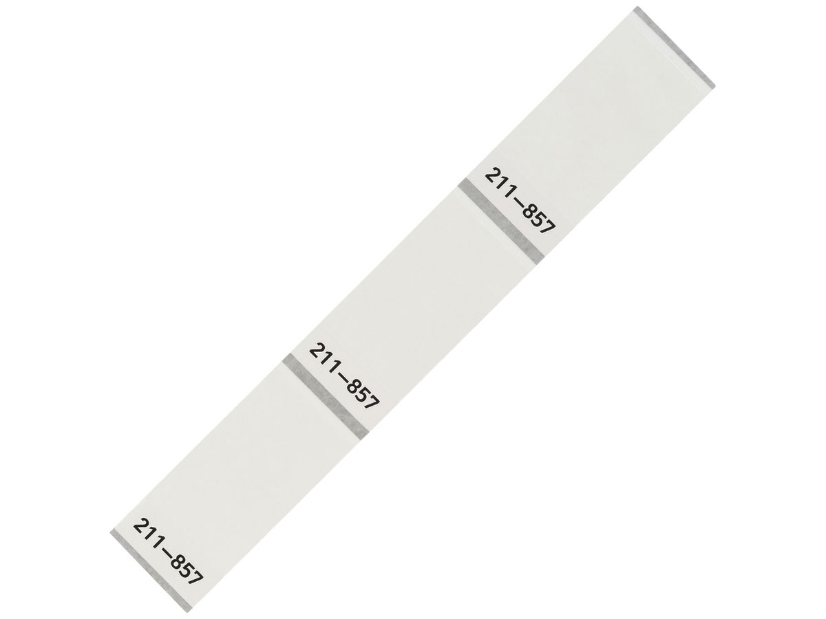 Kabelmarkierer WAGO 44×18mm weiss 500 Stk./Rolle, unbedruckt