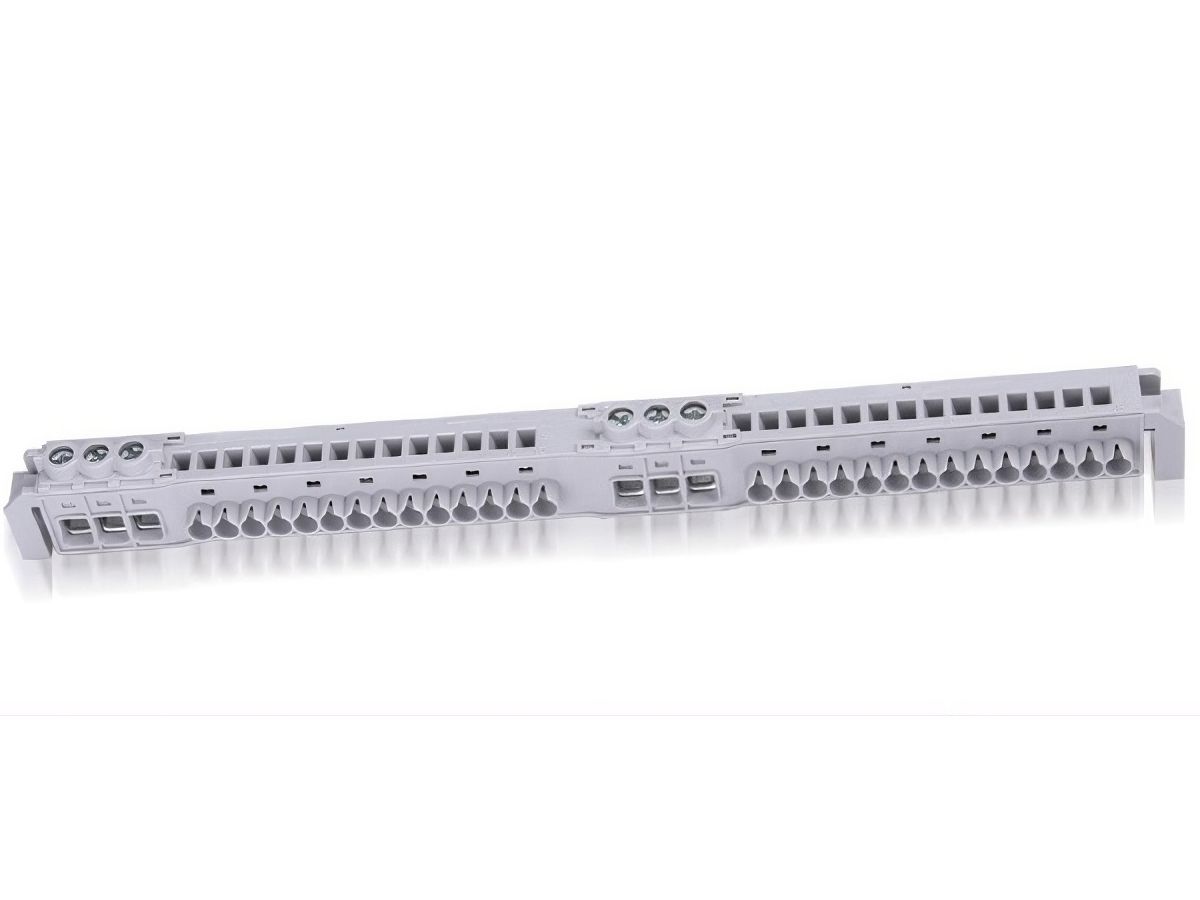 Klemmleiste Schrack N/PE - je 14x4mm²+ je 3x16mm²
