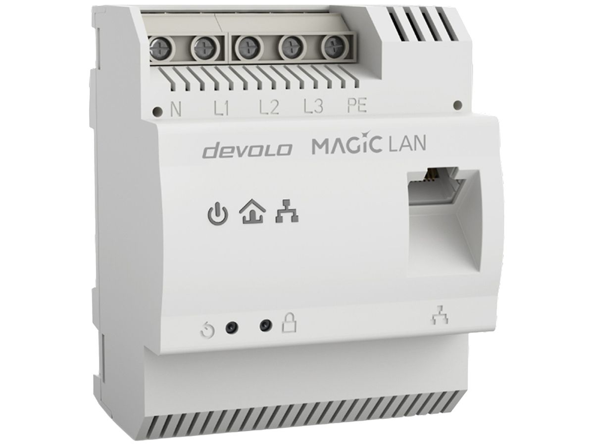 REG-Powerline-Adapter devolo Magic 2 LAN DINrail 1×RJ45 GbE