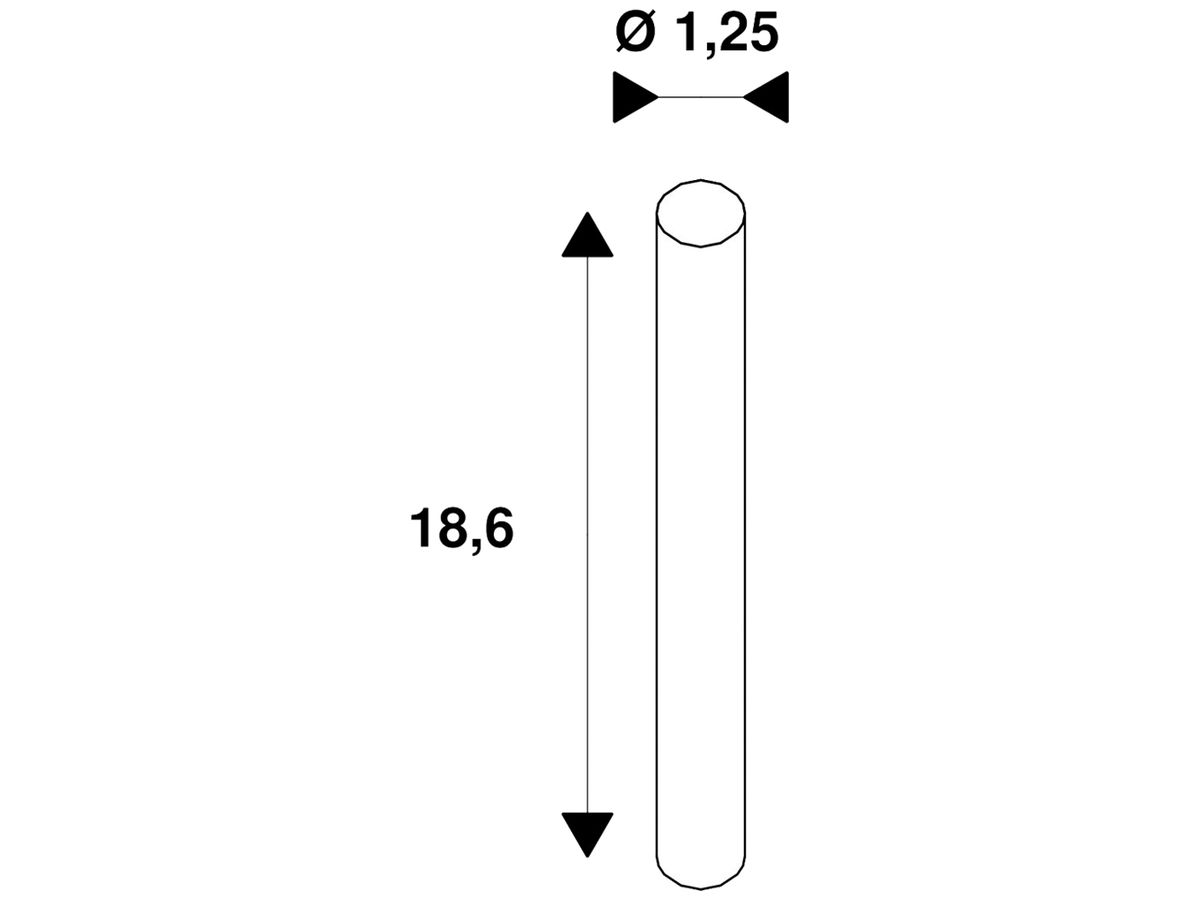 Drahtseilabhängung SLV für NV-Seilsystem TENSEO, 2000mm, schwarz