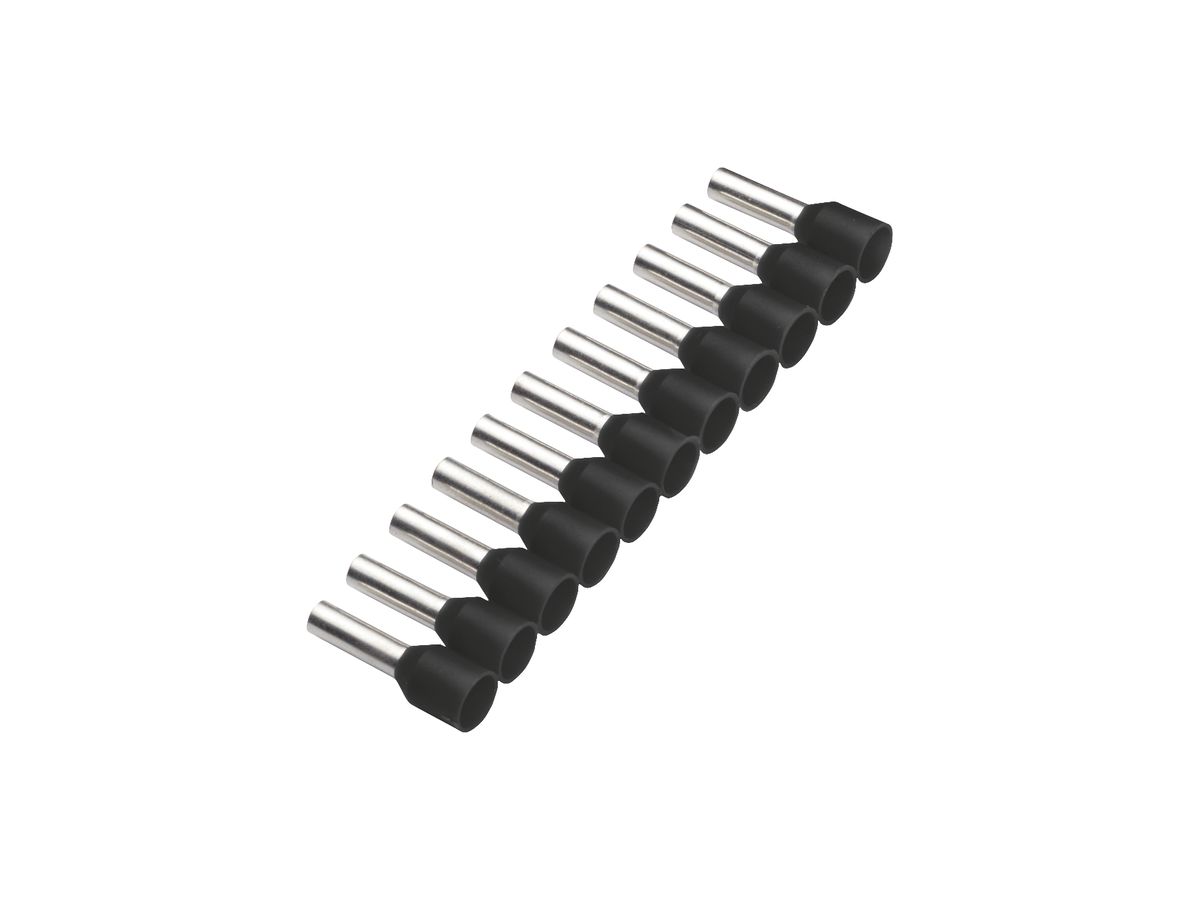 Aderendhülse Cimco 1.5mm² 8×14mm Kupfer PP schwarz Bandware