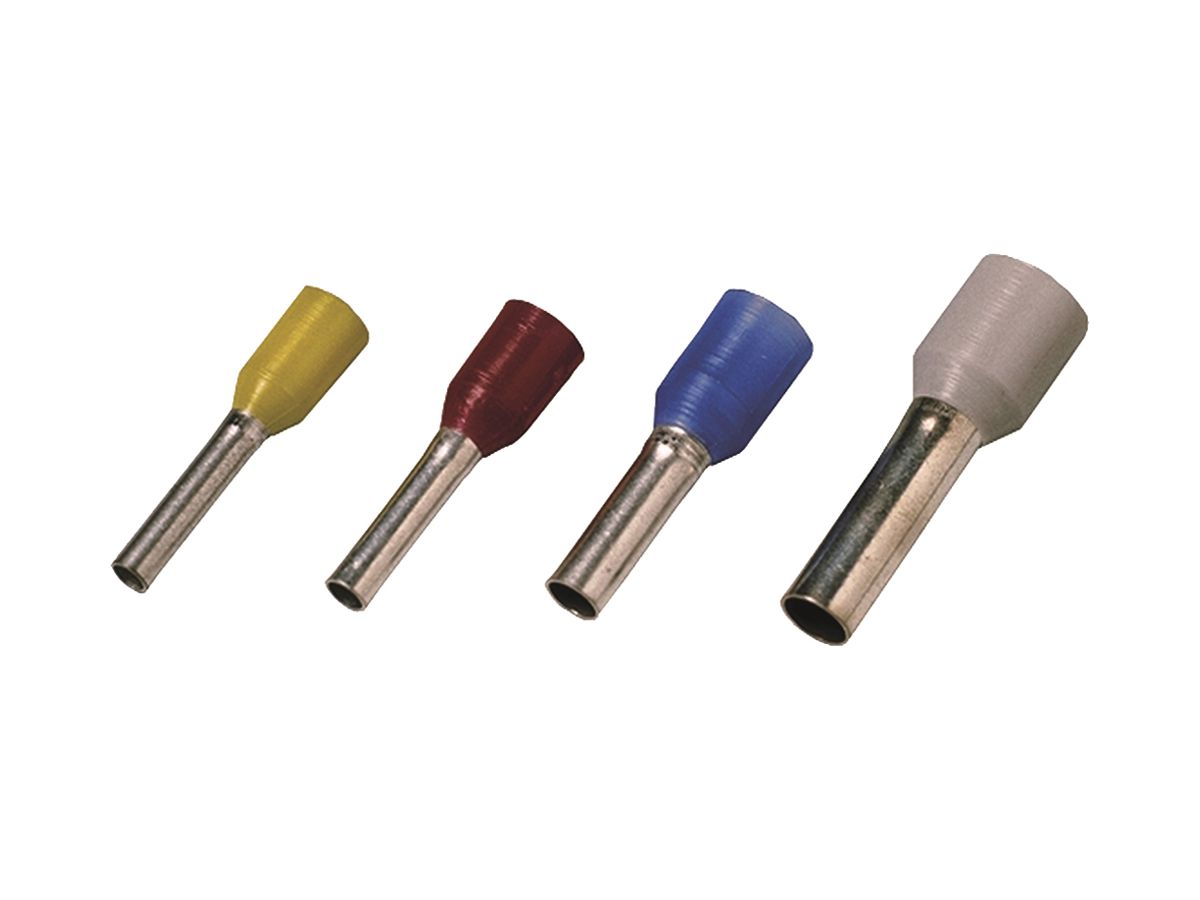 Aderendhülse Typ B isoliert 6mm²/18mm grün