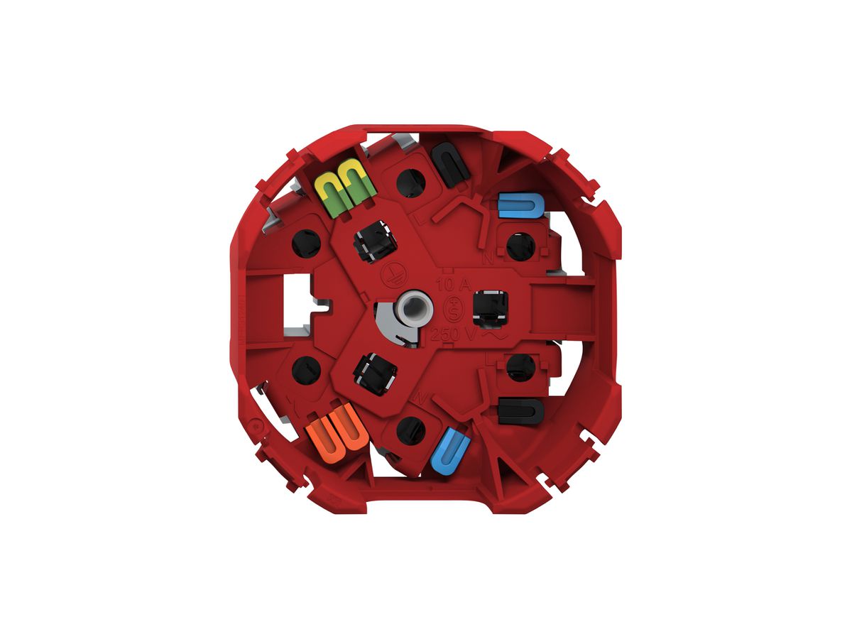 Steckdose Feller SNAPFIX® 3×T13 1×S mit Shutter
