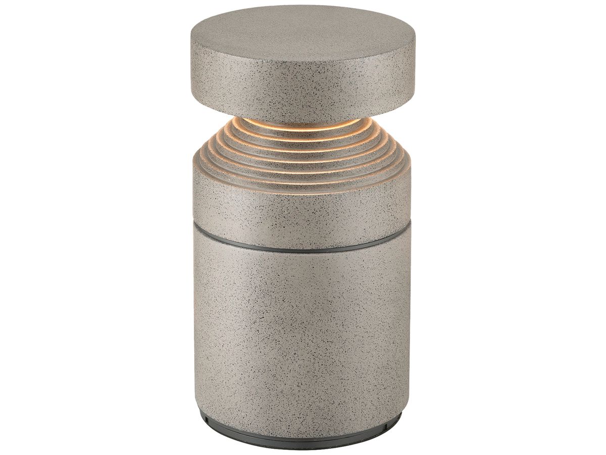 LED-Wegeleuchte SLV CONCRETE 15W 600lm 827 IP65 Ø192×340mm grau