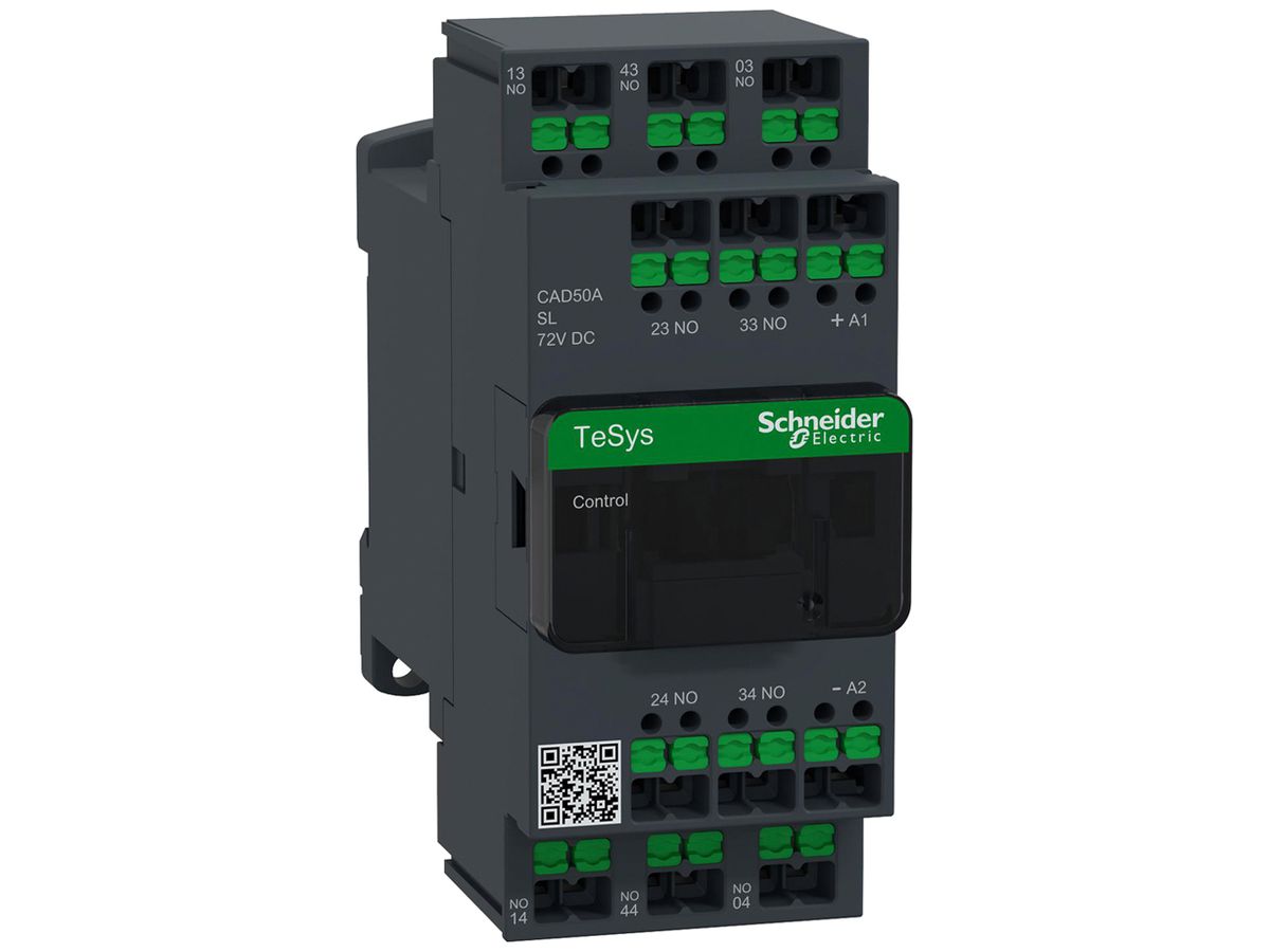 Leistungsschütz TeSys Control CAD 5NO 72VDC