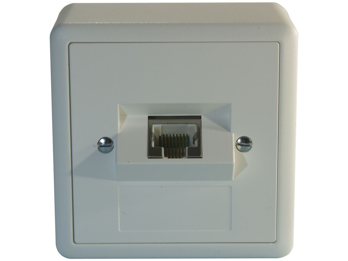 AP-Dose 1×RJ45/s 8P ITplus EDIZIOdue weiss