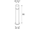 Pollerleuchte SLV ROX ACRYL 90 POLE 20W, E27, IP65, Edelstahl 304, 900mm