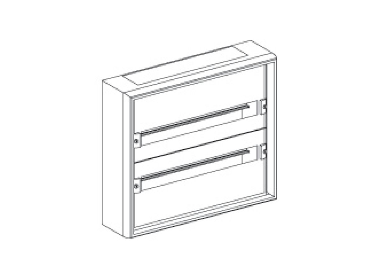 AP-Verteiler Schneider Electric Prisma Pack 2 Reihen