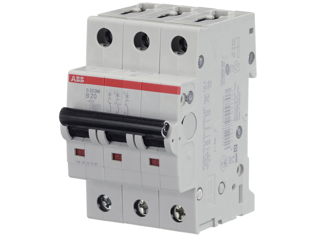 Leitungsschutzschalter ABB S203M-B20 20A B 10kA