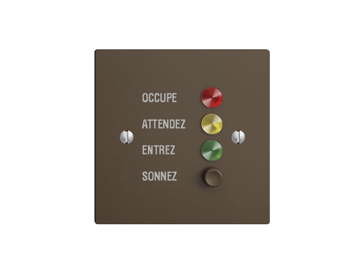 Türstation für Rufleuchte coffee franz. EDIZIOdue