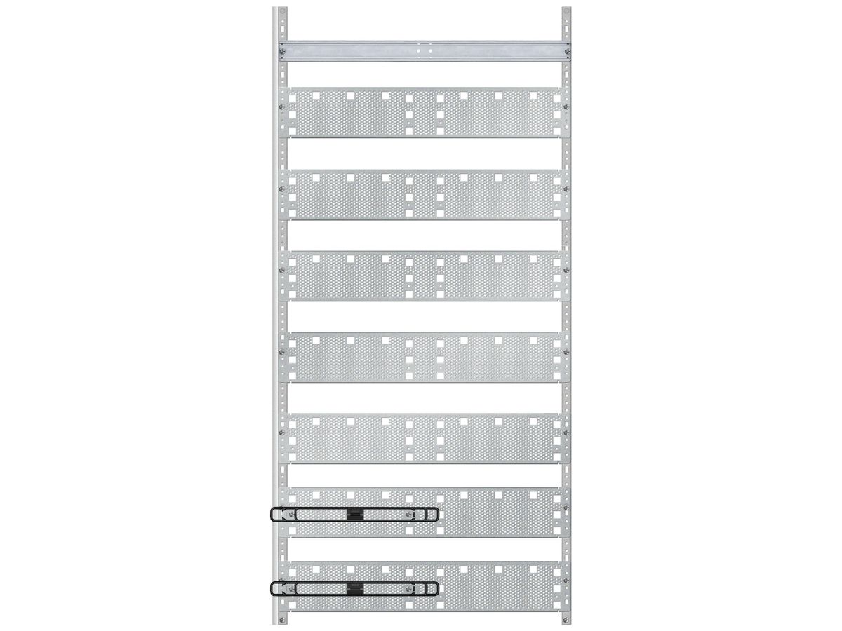 Mediafeld ABB, für Kleinverteiler Leerschränke, 2 feldrig, 7 Reihen Bauhöhe 3