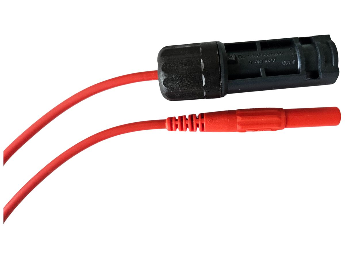 PV-Adaptermessleitung ELBRO MC4 1.5m 1mm² rot