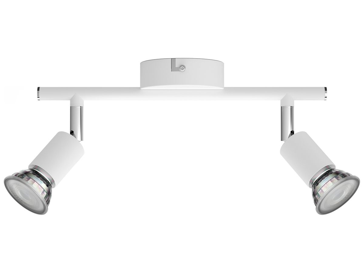 Spot Philips Limbali GU10 2×50W 324×130mm weiss