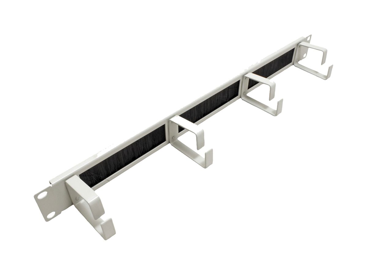 Kabelführungsbügel ROLINE 60×510×100mm Metall 1HE Bürstenleiste grau