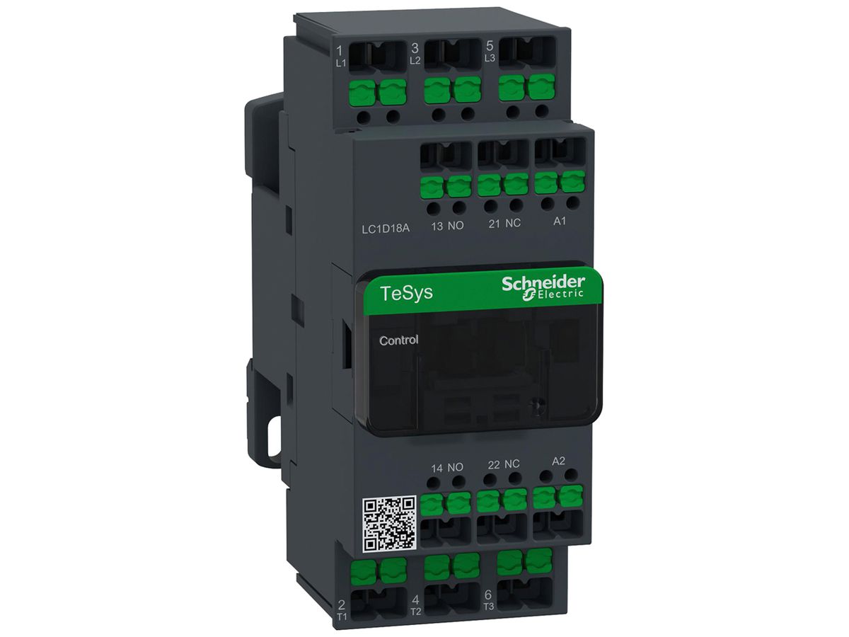 Leistungsschütz TeSys DECA 600VAC 3NO 32A 18A 440V 1NO 1NC