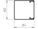 Installationskanal Bettermann LKM 60×60×2000mm verzinkt reinweiss