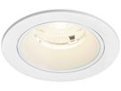 EB-LED-Deckenleuchte SLV NUMINOS S 6.7W 1050lm 4000K WB DALI DIM Ø80×52mm ws