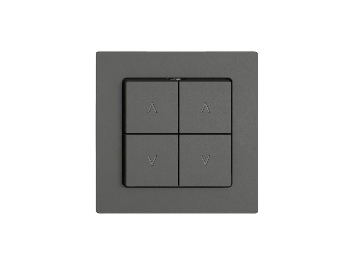 Storenschalter EDIZIO.liv SNAPFIX® 10A 250V 4 Tasten 2 Kanäle dgu