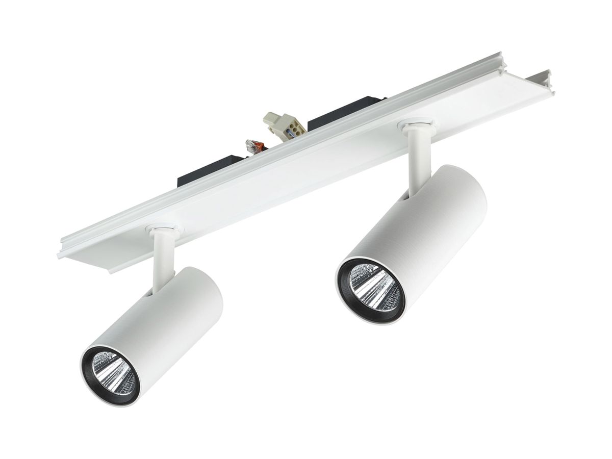 LED-Spot Philips GreenSpace Evo Mini 2×22.2W 5384lm 840 MB DALI Ø65×565 weiss