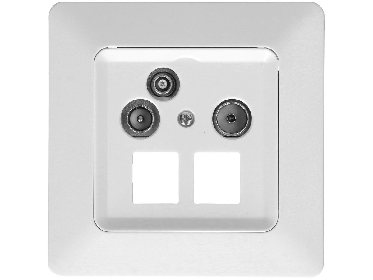 UP-Multimediadose TV-R-Daten MAX HAURI priamos Enddose 10.5dB weiss