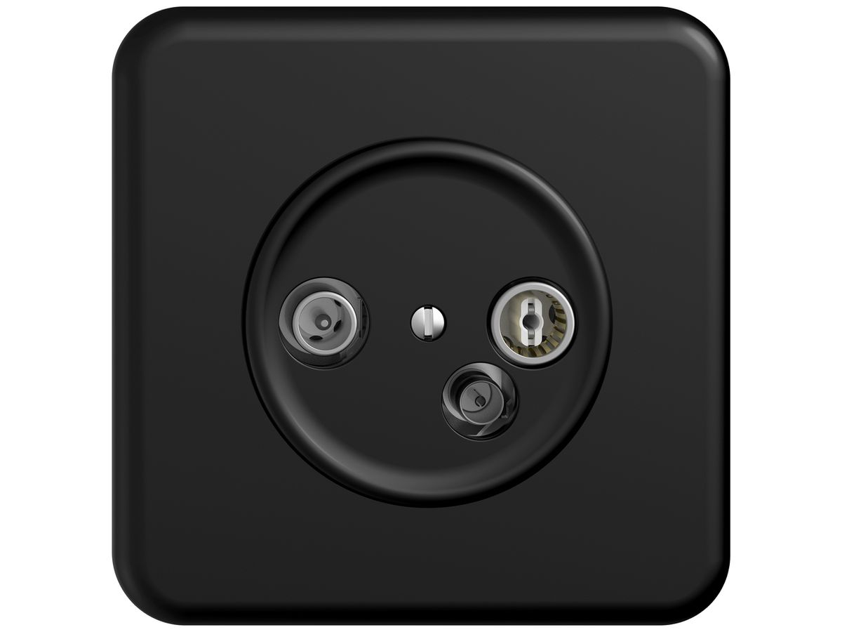 UP-Antennendose TV-R-Daten STANDARDdue SNAPFIX® 4dB sz