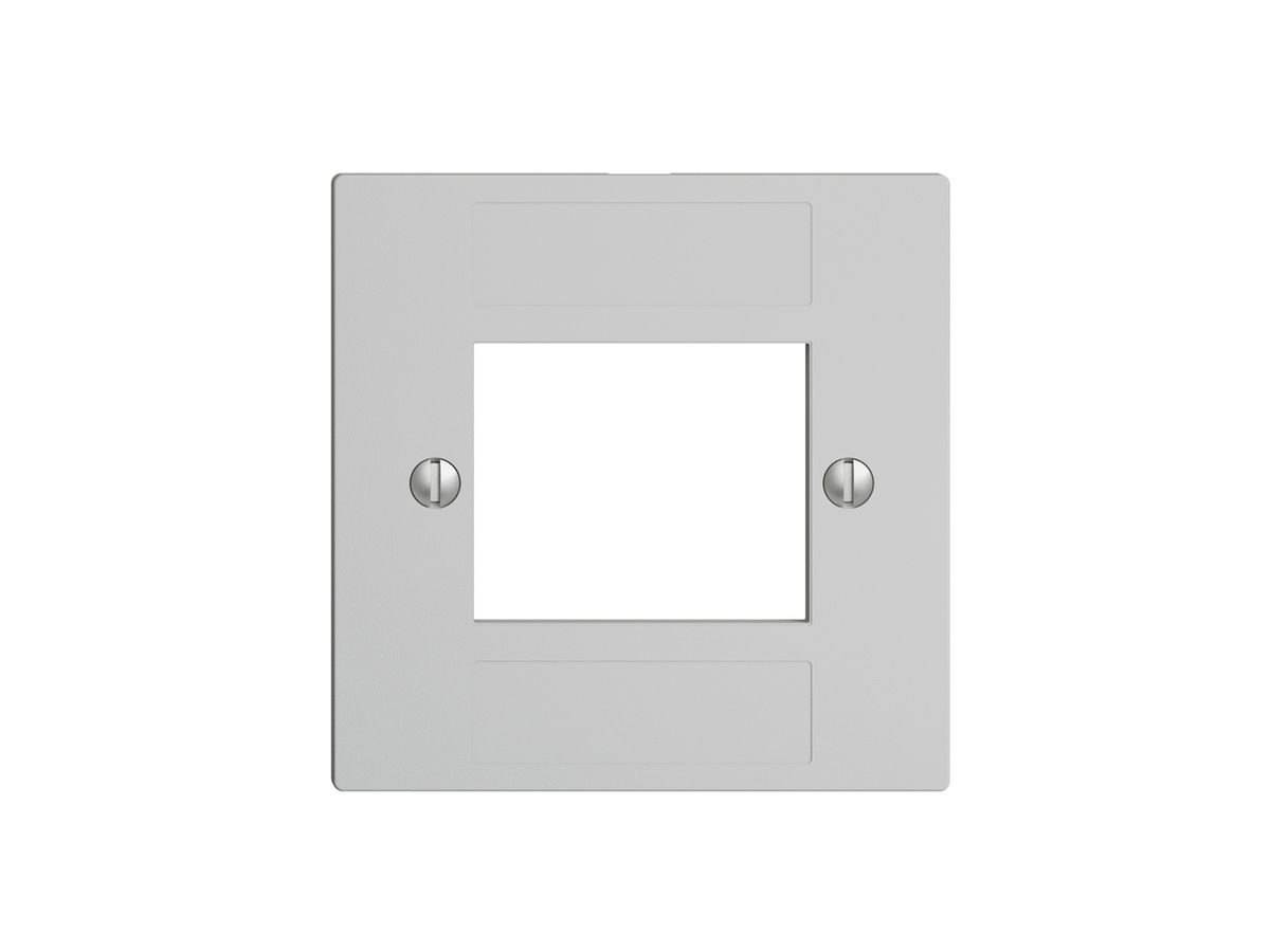 Frontplatte 4×RJ45 ITplus EDIZIOdue hellgrau