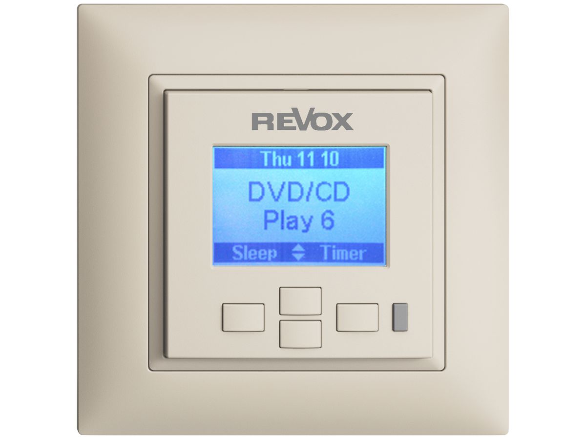 UP-Wanddisplay Revox EDIZIOdue crema