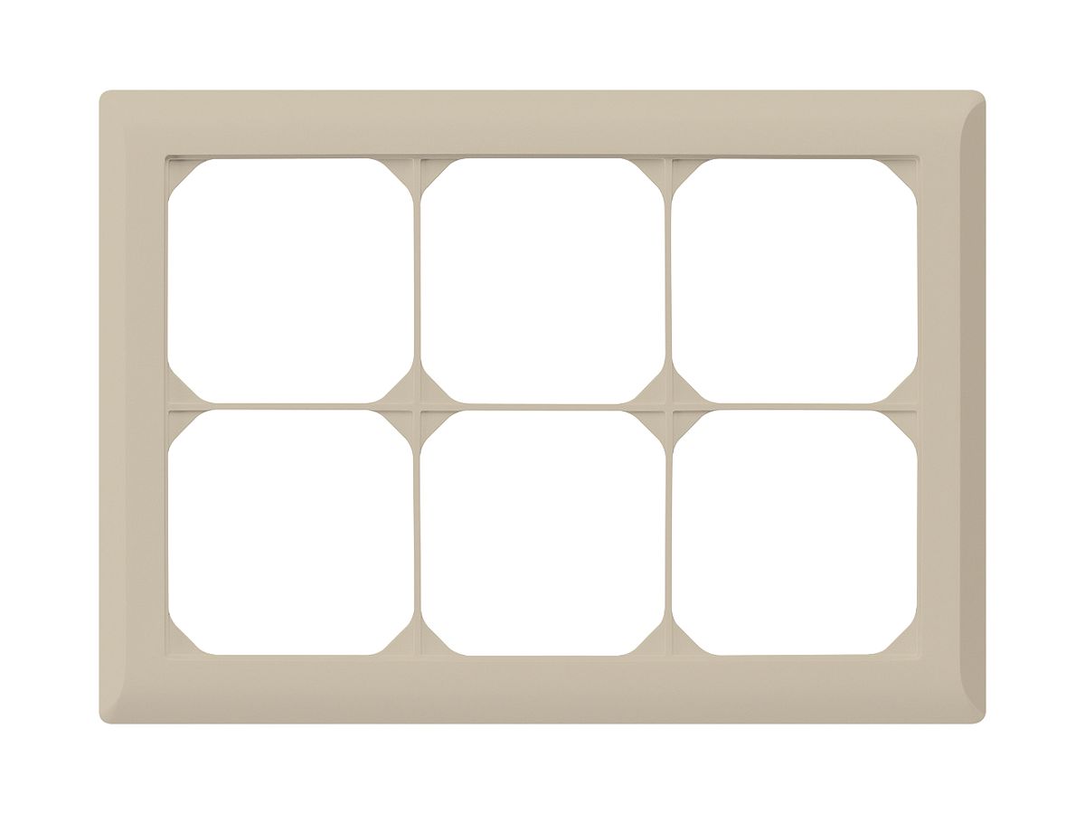 UP-Abdeckrahmen kallysto.line 2×3 beige horizontal 152×212mm