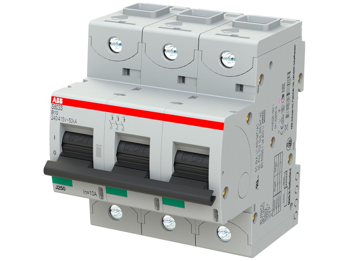 Leitungsschutzschalter ABB S803S-B 10A 50kA