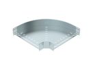 Bogen BET RB 90° 110×500mm Stahl bandverzinkt