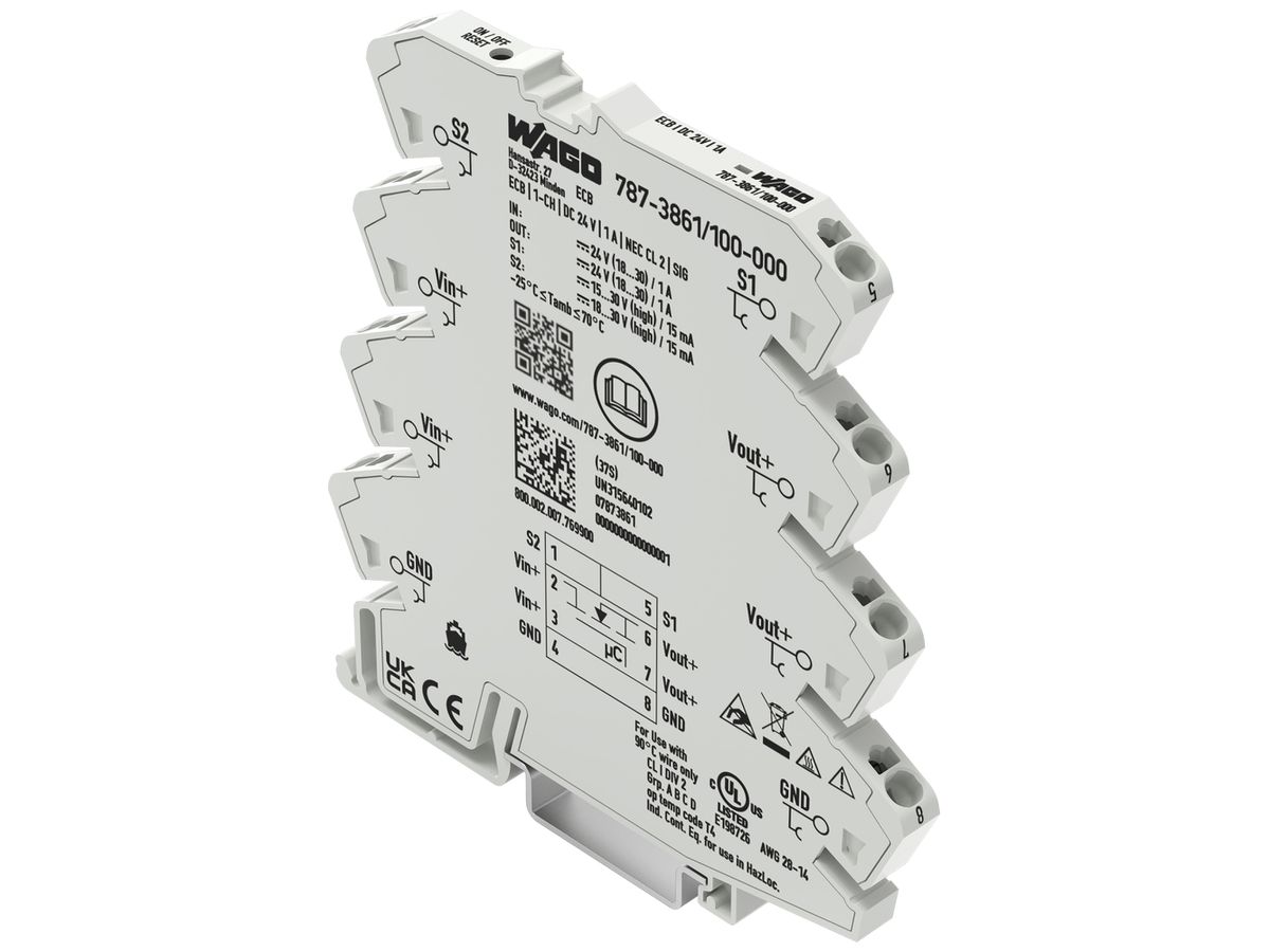 Elektronischer Schutzschalter WAGO 1A