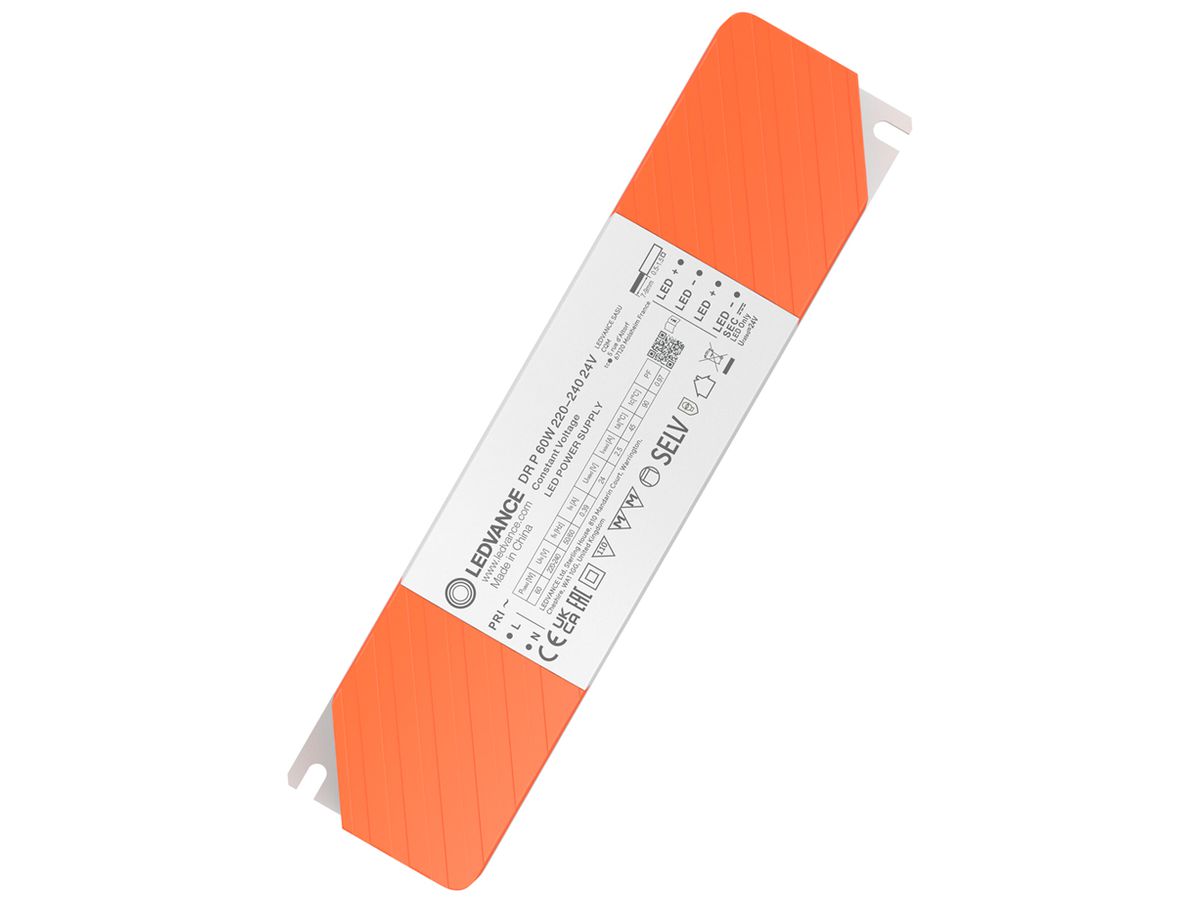 LED-Betriebsgerät LEDVANCE DR P 60W OUT:24V 0…2500mA 194×40×31mm