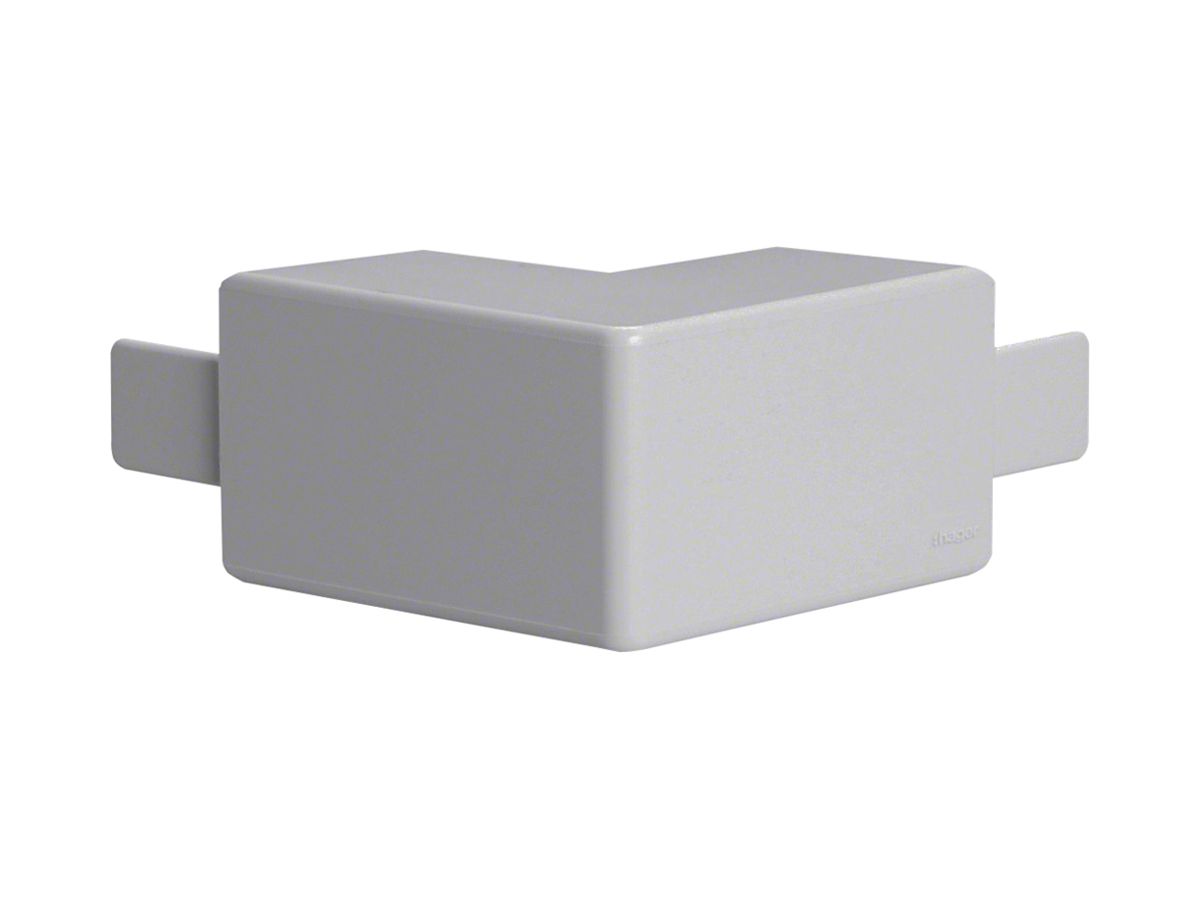 Ausseneck Hager tehalit.LF 40×40mm grau IP30