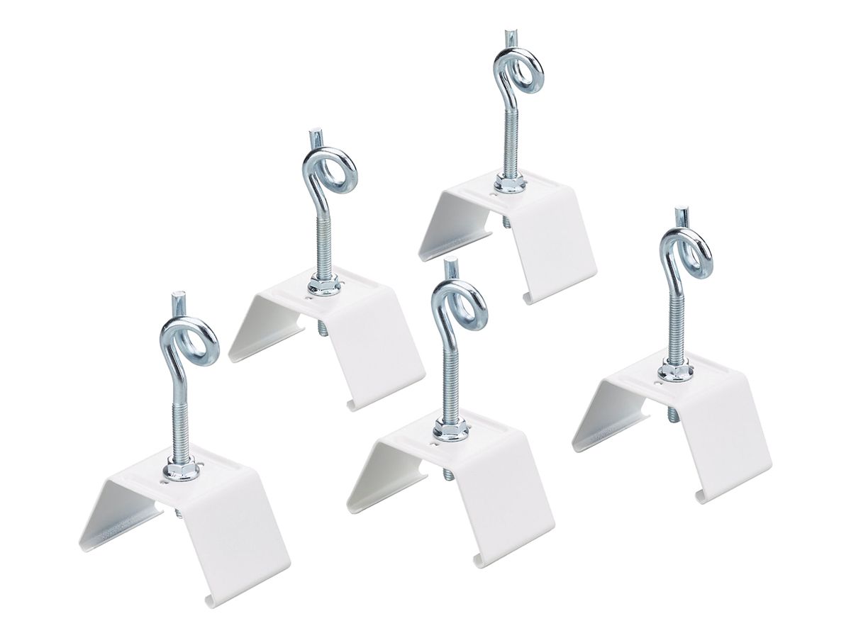 Abhängehalterung CoreLine 40×67×115mm Stahl weiss Kettenabhängung 5 Stk