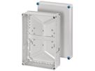 Apparategehäuse Hensel K 0300 grau leer mit transparenter Deckel 300×450×170mm
