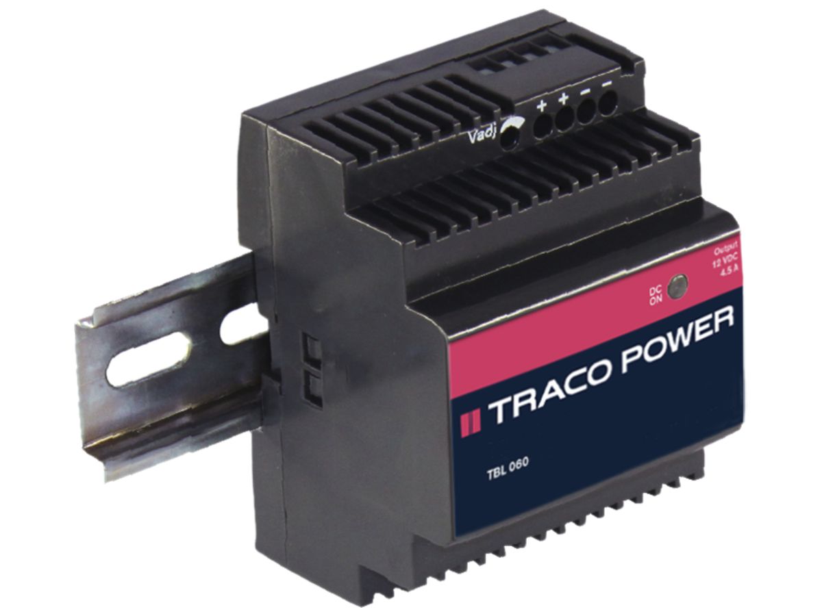 REG-Netzteil Traco TBL 060-124, 60W 2.5A 24VDC 4TE